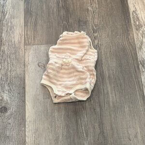 Little Planet Striped Pink Baby Onesie